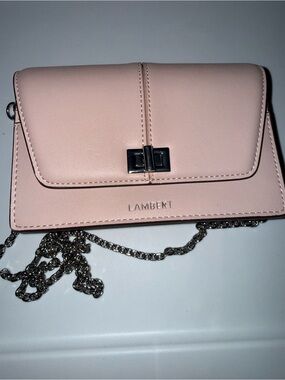 Lambert bag - Women's Pink Crossbody Wallet - Blush Chain Bag